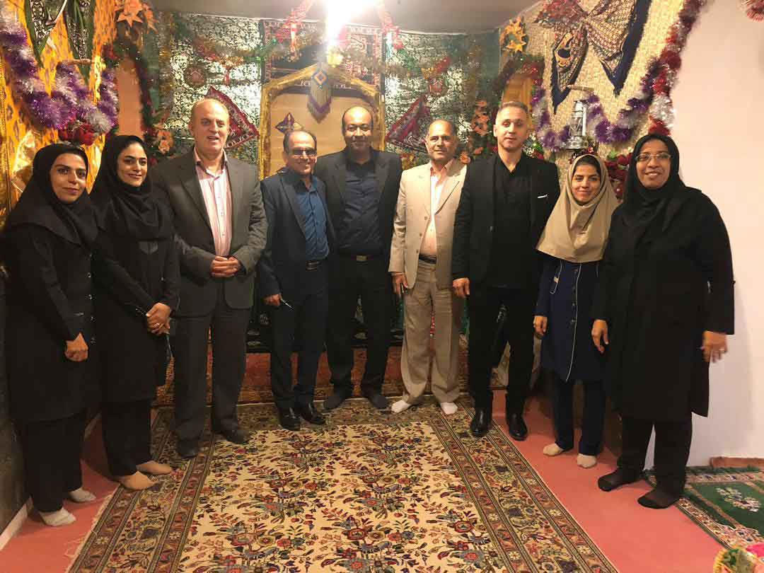 حضور دكتر مرتضي طالع ماسوله پدر گردشگري ايران مشاور دكتر مونسان ( معاون عالي رييس جمهور و  رئيس سازمان ميراث فرهنگي ، صنايع دستي و گردشگري ) در موزه مردم شناسي اوز و هيئت همراه