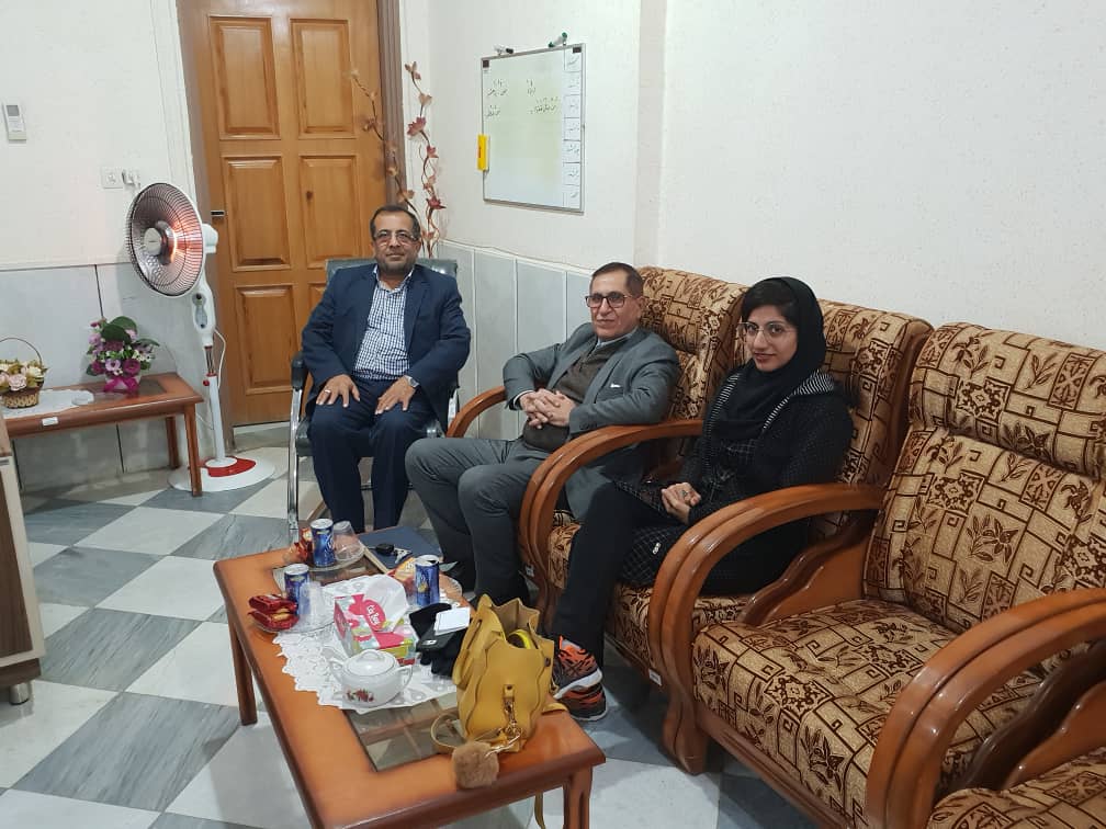 دیدار رئیس دانشگاه و نماینده سینما فردوسی با رئیس آموزش و پرورش اوز