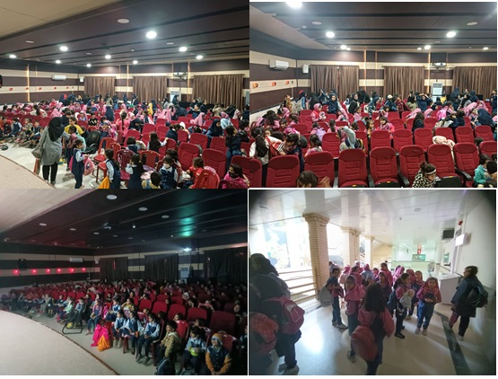 205 نفر از دانش آموزان آموزشگاه آفرینش اوز به تماشای فیلم نارگیل 2 نشستند