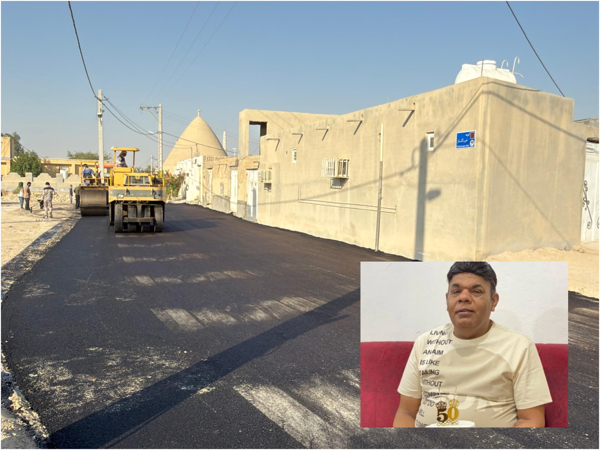 جناح آنلاین: کوچه ای درجناح به نام خبرنگار  نامگذاری شد